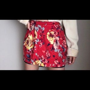 ZARA TRF Floral skirt 🌹🌷🌸🌺💐